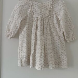Bonpoint Floral Ruffle Baby Dress